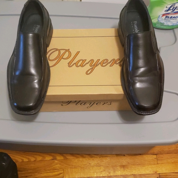 Men Portabella Black Dress Shoes - Picture 2 of 2